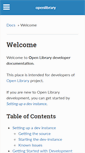 Mobile Screenshot of code.openlibrary.org