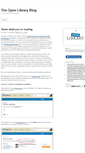 Mobile Screenshot of blog.openlibrary.org